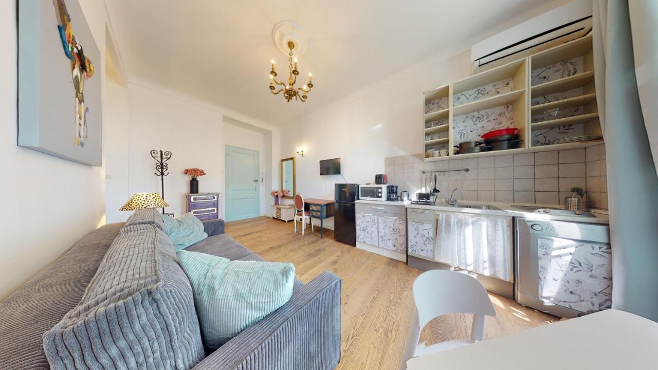 Ferienwohnung Les Fleurs Astoria Menton Exterior foto